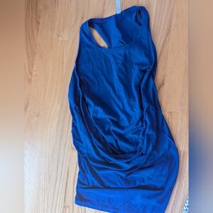 Royal blue multi layered tank